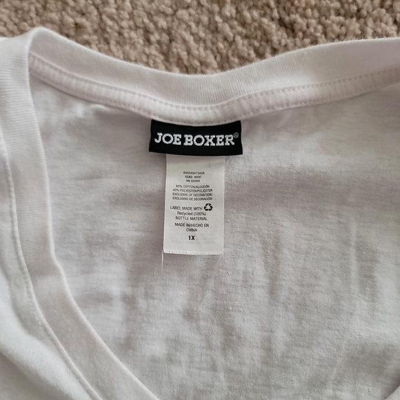 Joe Boxer Tee "My Head Says Gym But My ❤️ Says PIZZA" 1X - Picture 2 of 2